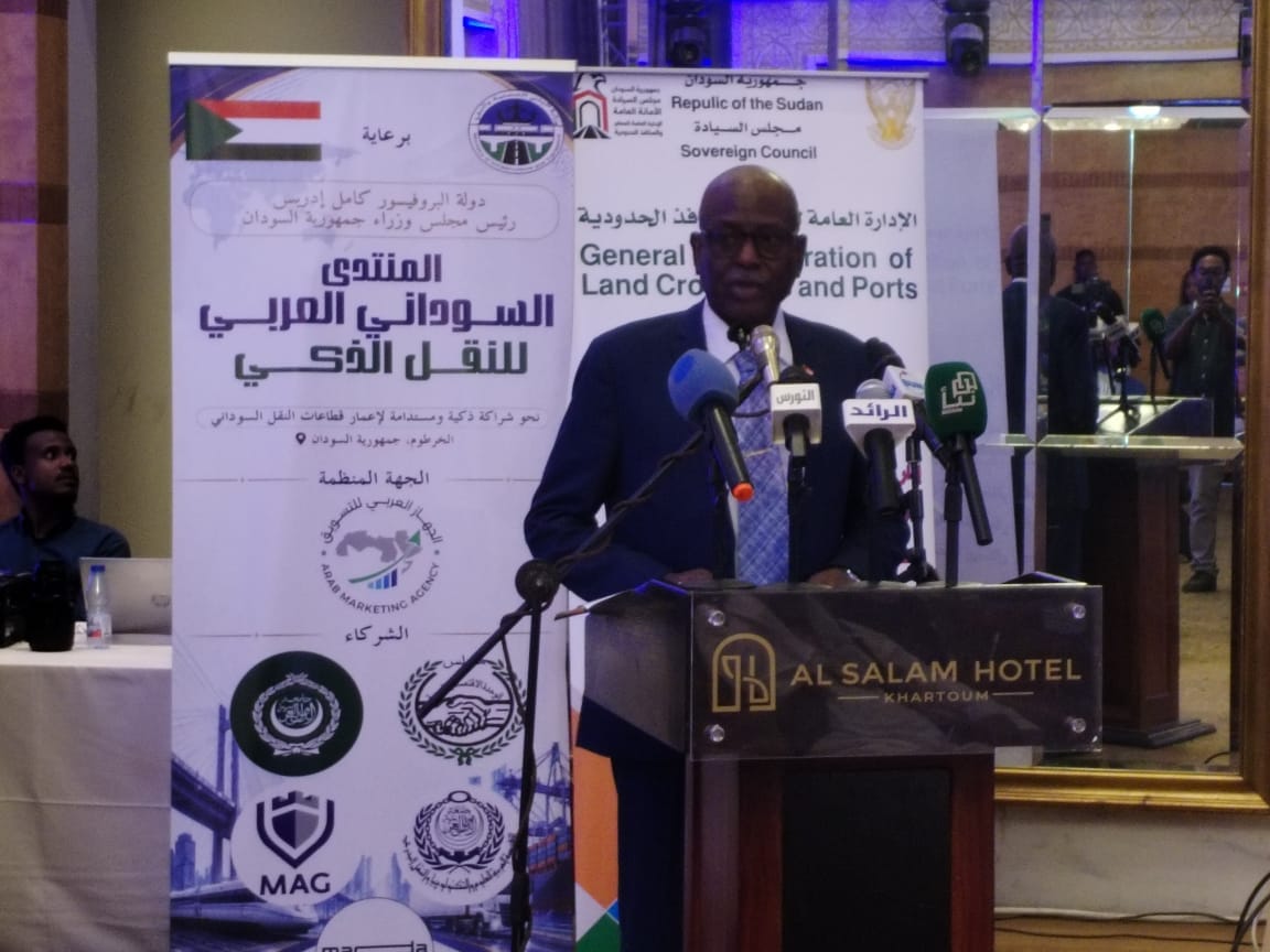 وزير النقل السودان يسعى لشراكات عربية لإعادة إعمار قطاع النقل وتحديث بنيته التحتية