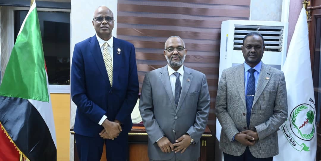 وزير الصحة الاتحادي يلتقي مدير مكتب منظمة الصحة العالمية الجديد في السودان